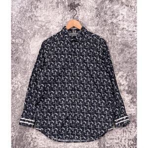 Robert Graham Shirt Medium Mens Tailored Fit Paisley Print Casual Button